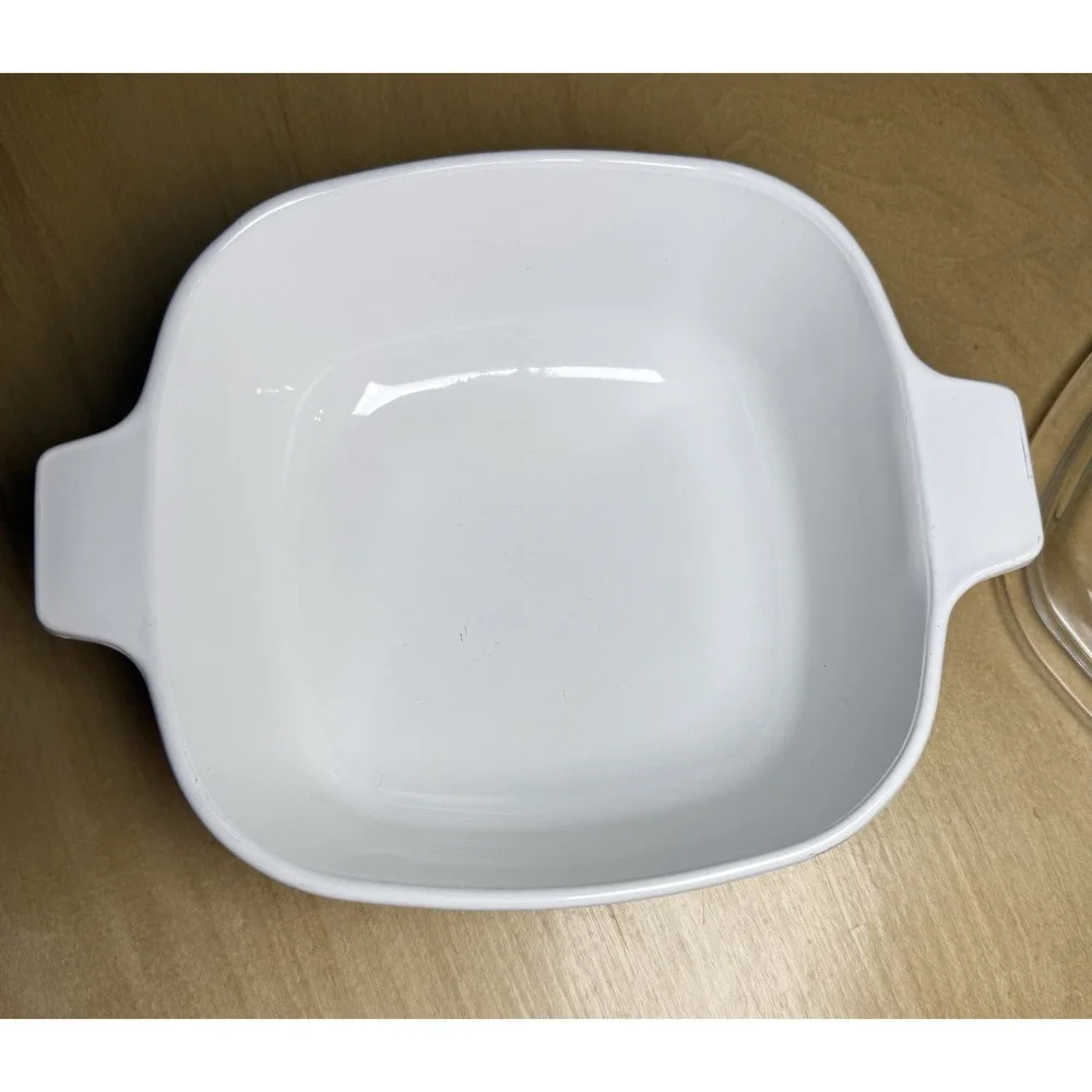 Corning Ware Blue Cornflower Casserole Dish Glass Lid 1 1/2 Qt P-1 1/2-B 1960s